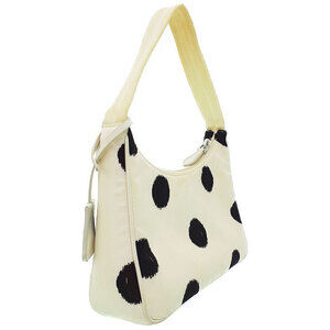 Prada Edition Re dot bag polka 2000 Tessuto hobo black white
